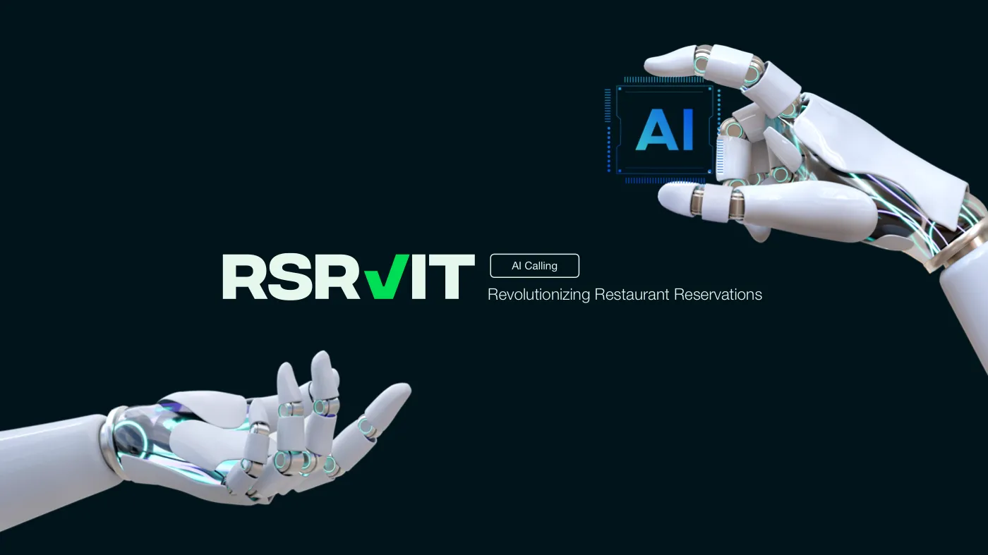 RSRVIT AI concept: revolutionising restaurant reservations.