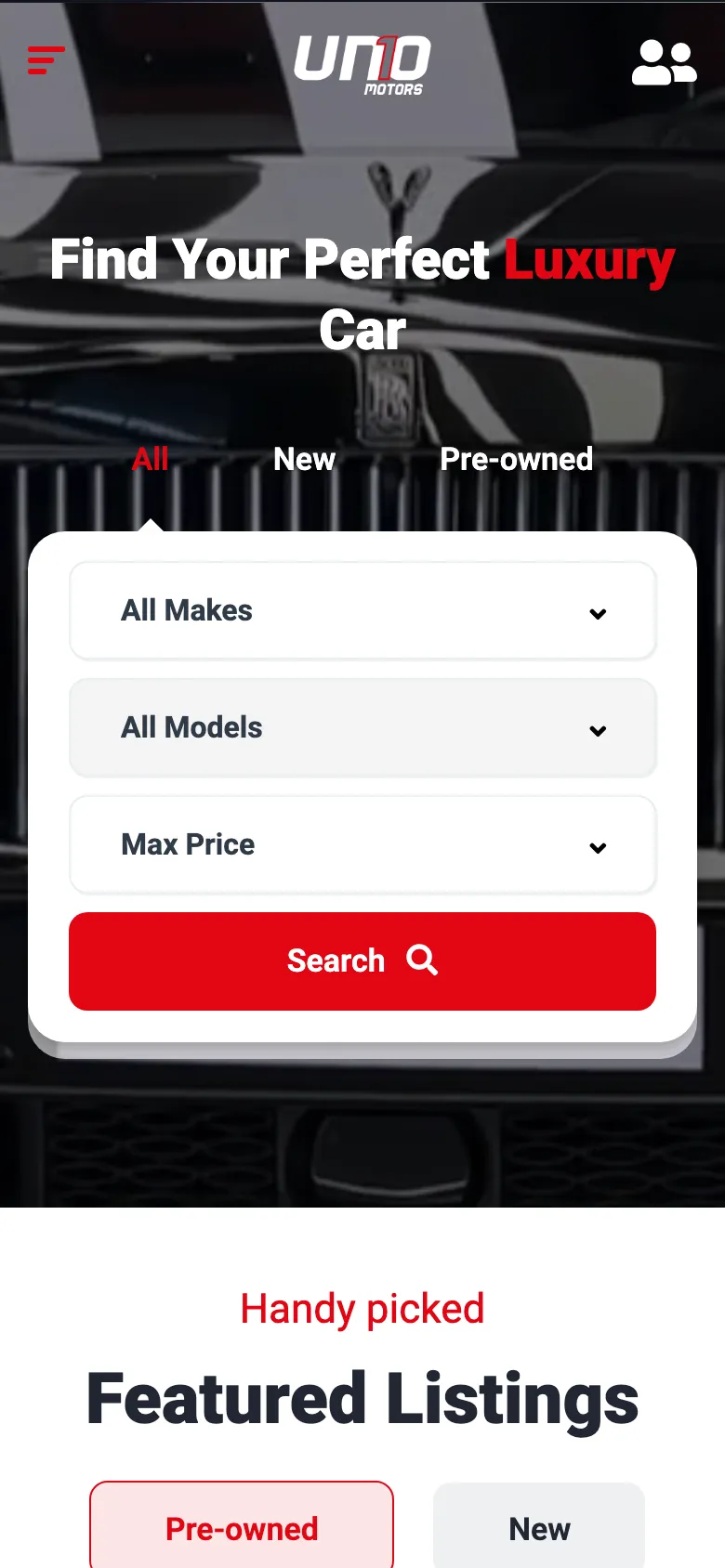 UNO Motors على الهاتف.